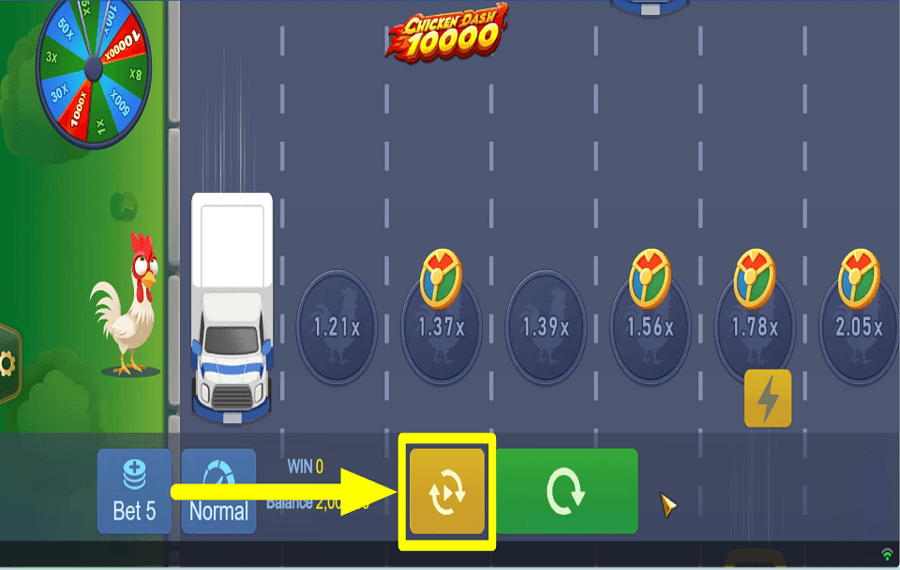 Chicken Dash 10000 ACTIVER LA LECTURE AUTOMATIQUE.