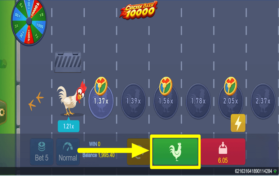 Chicken Dash 10000 CONTINUEZ À COURIR.