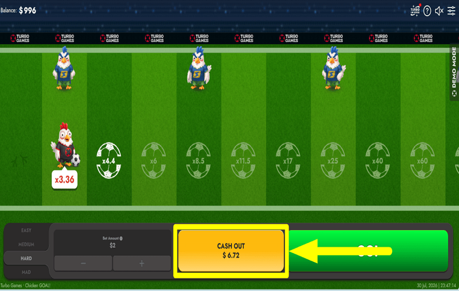 Chicken GOAL ЗАВОЮЙТЕ ПРИЗ.