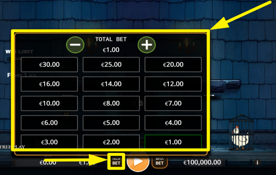 Chicken Leap SET YOUR BET.