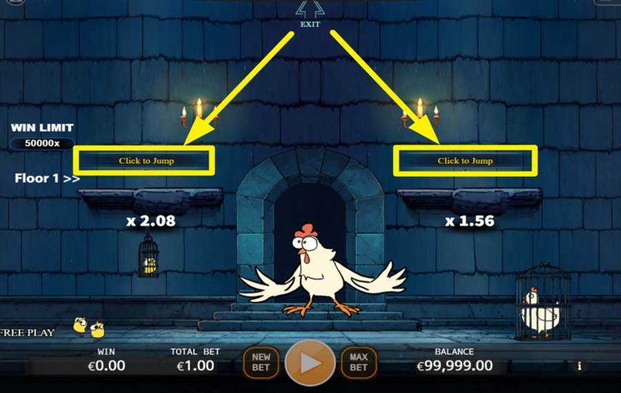 Chicken Leap CHOOSE YOUR NEXT STEP.