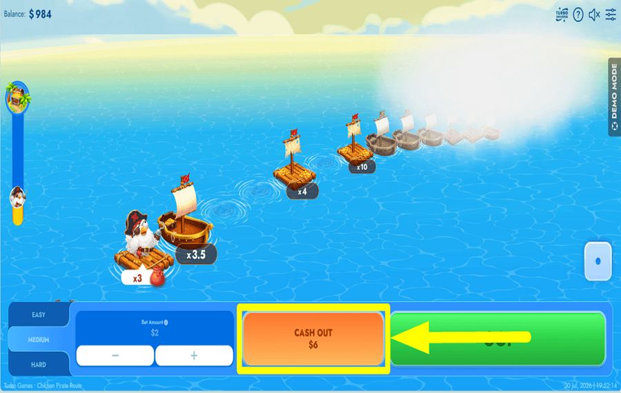 Chicken Pirate Route TAKE THE REWARD.