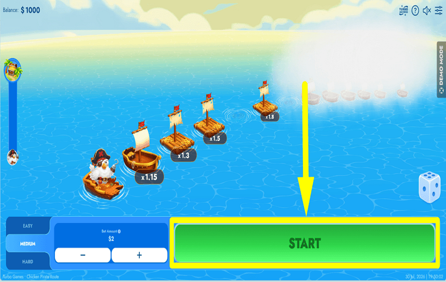 Chicken Pirate Route PLAY THE GAME.