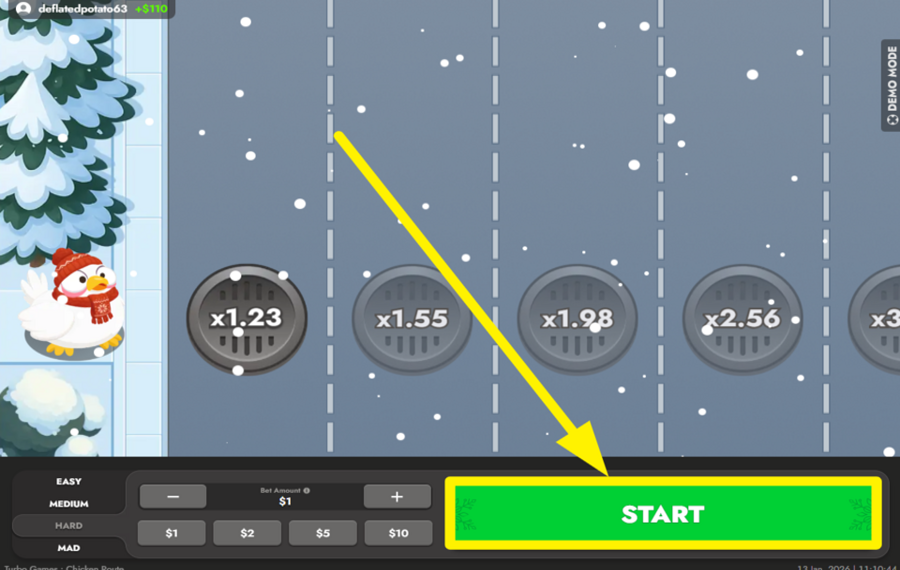 Chicken Route ENVOYEZ LE POULET EN QUÊTE !