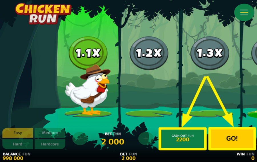 Chicken Run ENCAISSEZ OU PARTEZ !