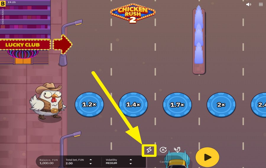 Chicken Rush 2 ACTIVER LE MODE TURBO. 