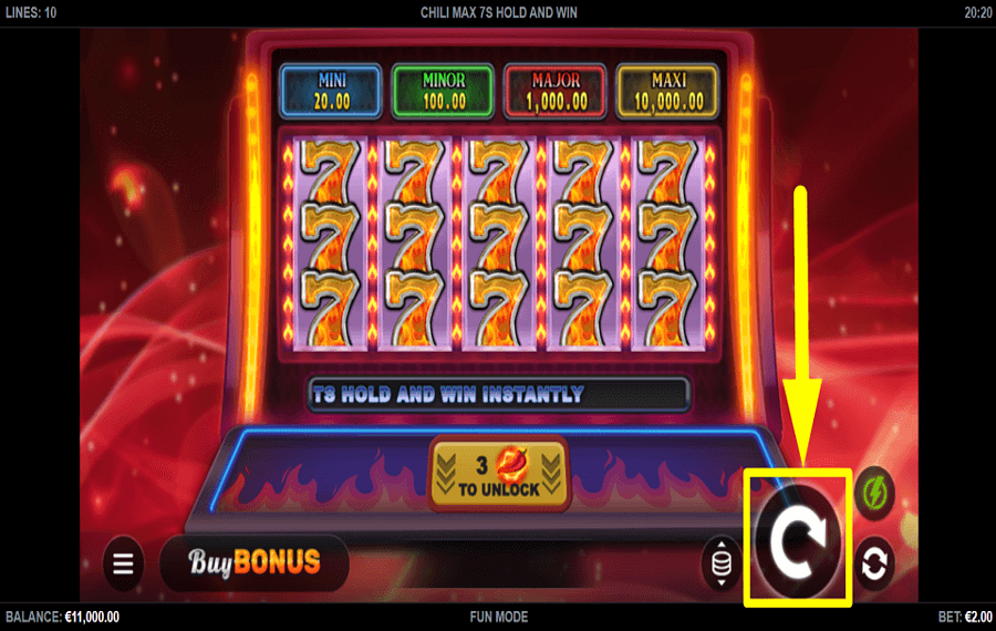 Chili Max 7s Hold and Win ИСПЫТАЙТЕ СВОЮ УДАЧУ.