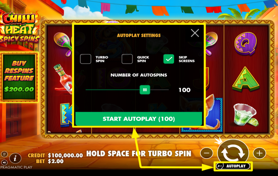 Chilli Heat Spicy Spins АКТИВИРУЙТЕ АВТОМАТИЧЕСКОЕ ОТЖИМАНИЕ.