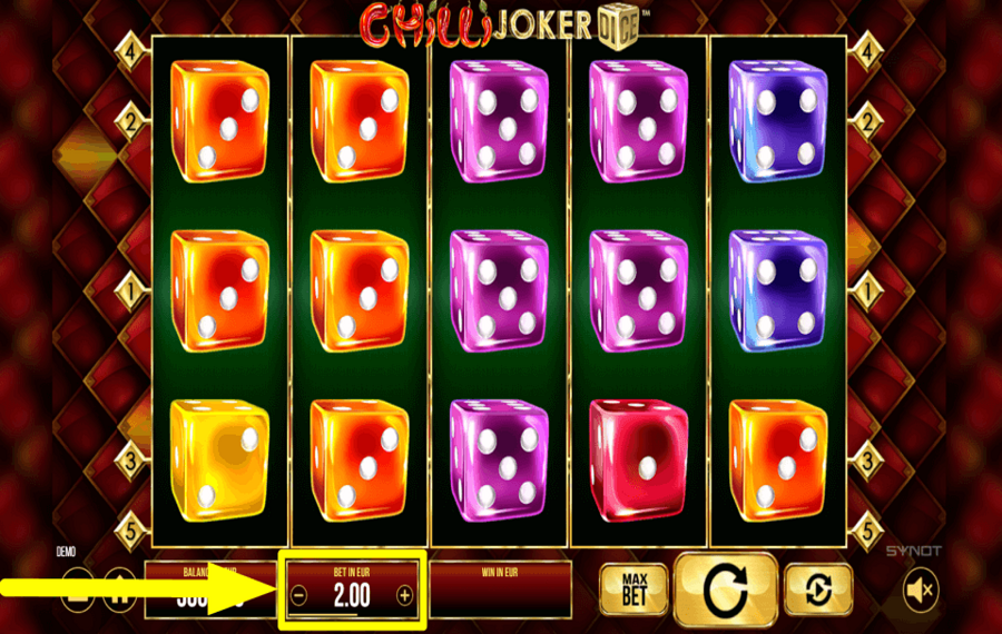 Chilli Joker Dice ASSIGN THE WAGER.