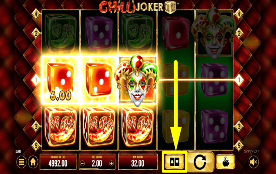 Chilli Joker Dice ACCEPT THE RISK.