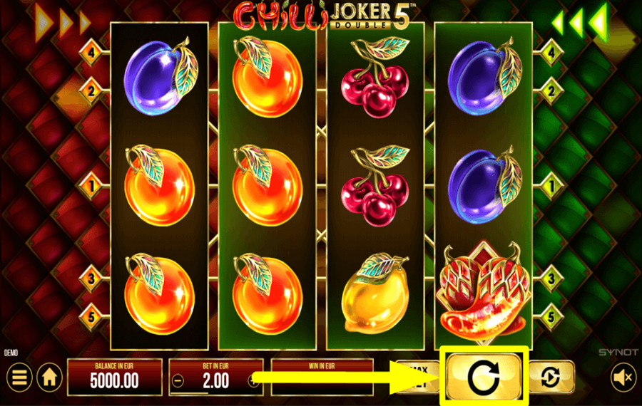 Chilli Joker Double 5 НАЧНИТЕ ДЕЛАТЬ СТАВКИ.
