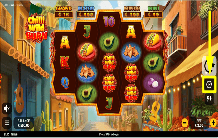 Chilli Wild Burn ВКЛЮЧИТЬ АВТОВОСПРОИЗВЕДЕНИЕ.