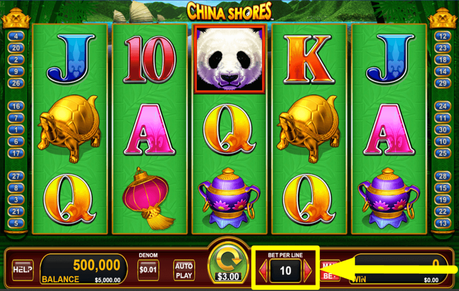 China Shores DETERMINE YOUR BET.