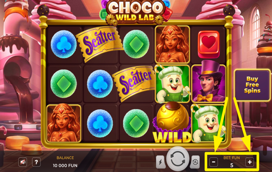 Choco Wild Lab ОПРЕДЕЛИТЕ СВОЮ СТАВКУ.