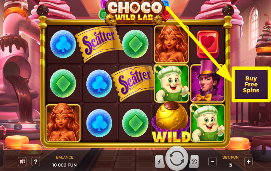 Choco Wild Lab КУПИТЬ БЕСПЛАТНЫЕ ВРАЩЕНИЯ.