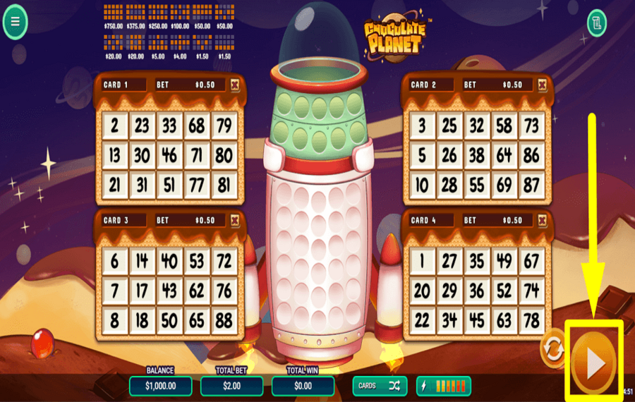 Chocolate Planet COMMENCEZ LE JEU.