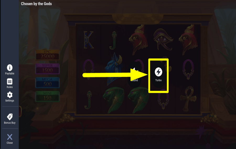 Chosen by the Gods BESCHLEUNIGEN SIE DAS TEMPO.