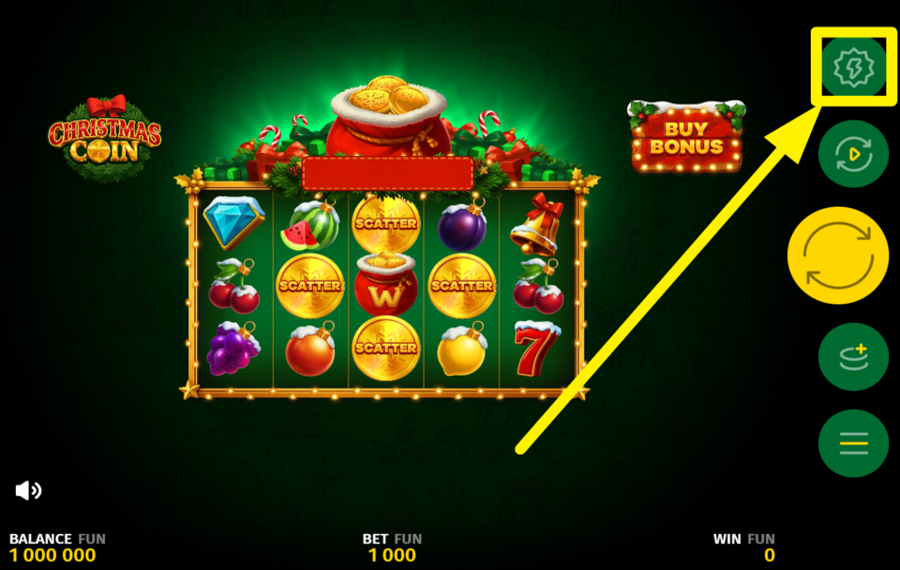 Christmas Coin ACCELERATE THE SPINS.