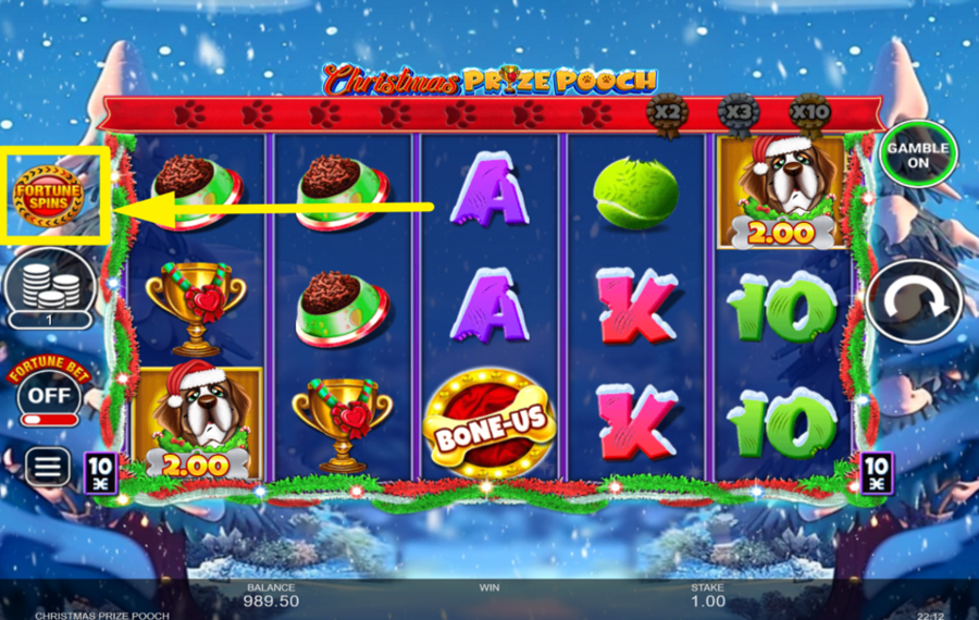 Christmas Prize Pooch ДАЙТЕ ВОЛЮ ВРАЩЕНИЯМ ФОРТУНЫ.