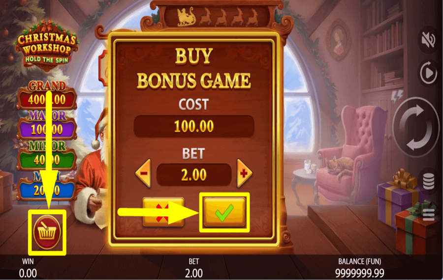 Christmas Workshop Hold The Spin PURCHASE BONUSES.