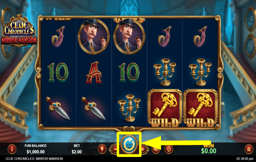 Clue Chronicles Mirror Mansion GIRA LOS CARRETES.