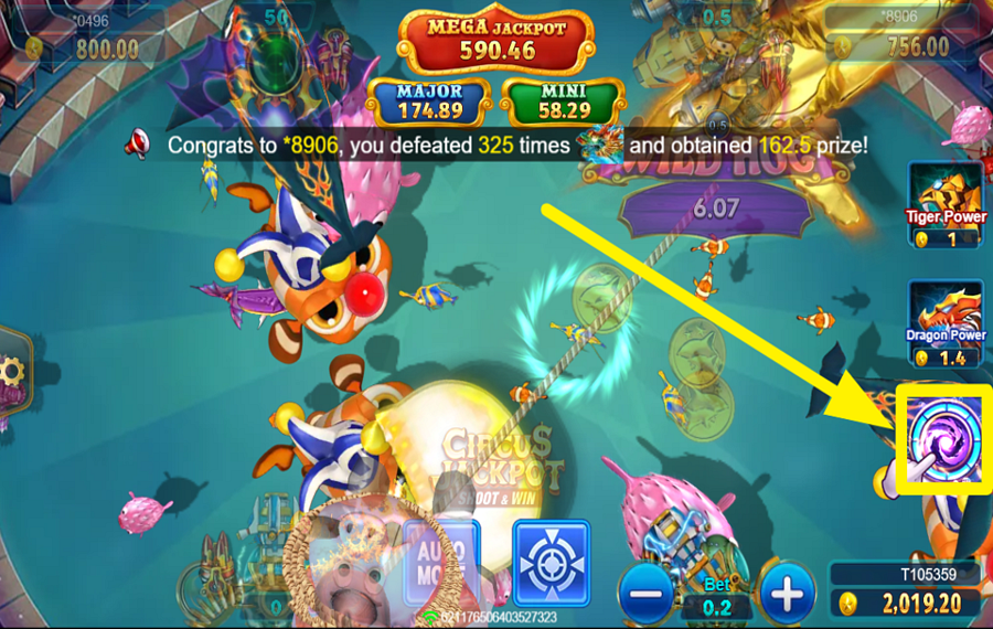 Circus Jackpot ACTIVEZ LE BAIN TOURBILLON.