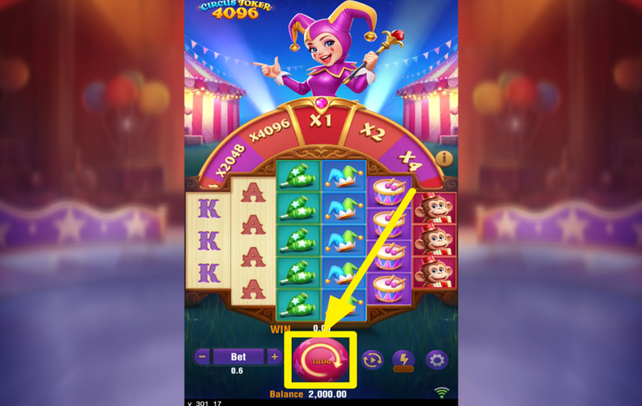 Circus Joker 4096 FAITES TOURNER LES BOBINES.