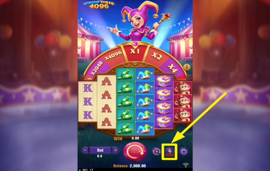 Circus Joker 4096 ACCÉLÉREZ LE JEU.