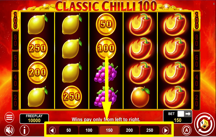 Classic Chilli 100 ASSIGN THE STAKE.