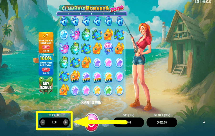 Clawbass Bonanza 2000 СДЕЛАЙТЕ СТАВКУ.