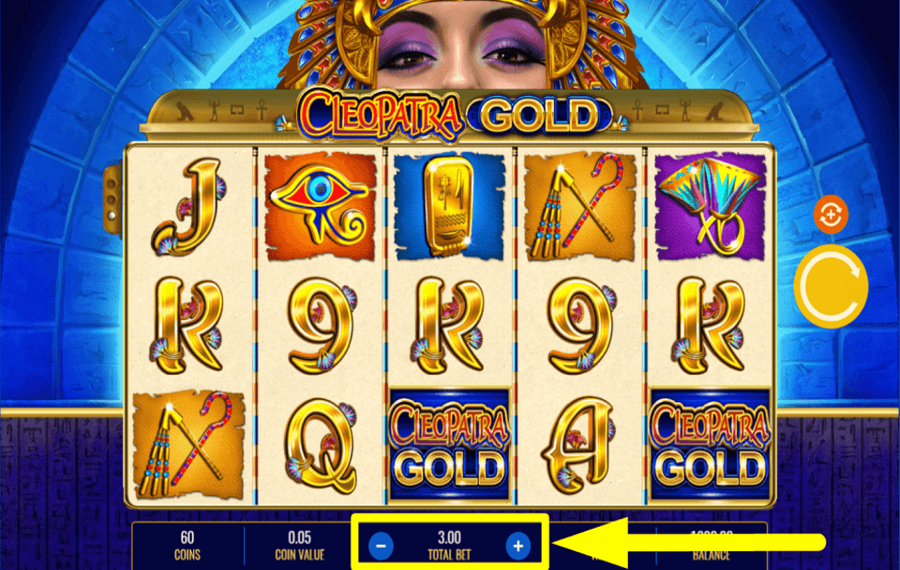 Cleopatra Gold WÄHLEN SIE DEN GESAMTEN EINSATZ.