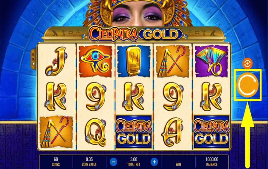 Cleopatra Gold STARTE DAS SPIEL.