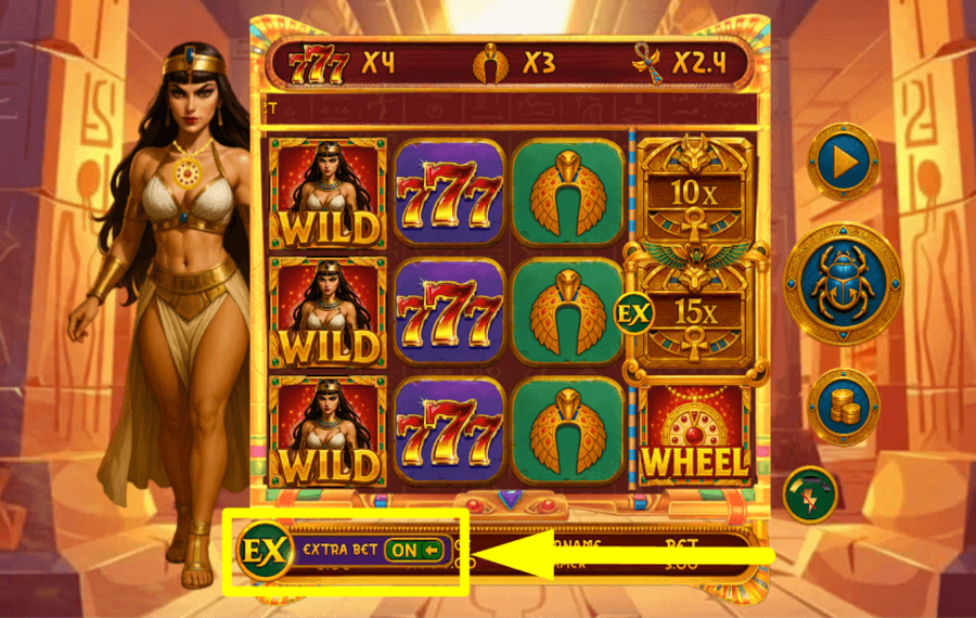 Cleopatra Golden Necklace MISEZ PLUS DE PIÈCES.