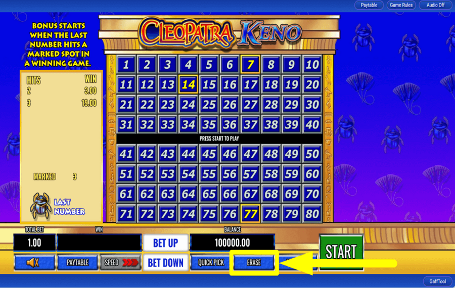 Cleopatra Keno ОБДУМАЙТЕ СВОЙ ВЫБОР.