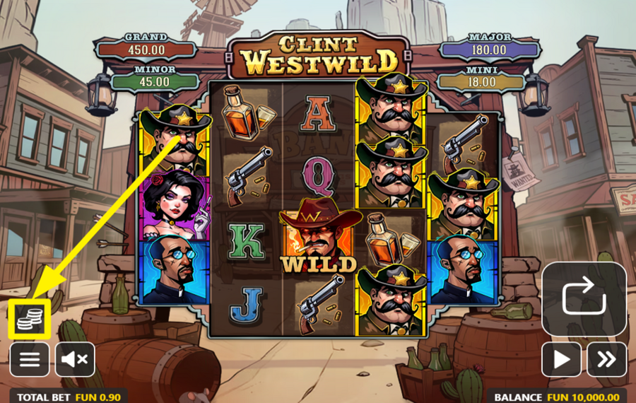 Clint Westwild ИЗМЕНИТЕ СУММУ СТАВКИ.