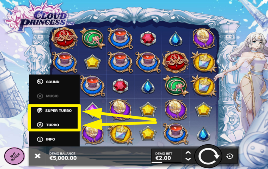 Cloud Princess ACCELERATE THE SPINS.