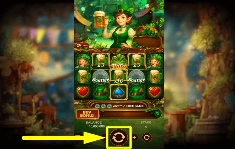 Clover Brew FAITES TOURNER LA ROUE POUR GAGNER DES RÉCOMPENSES.