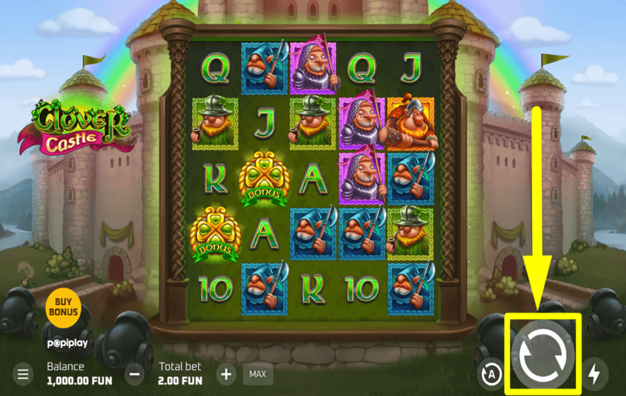 Clover Castle JOUEZ ET GAGNEZ.