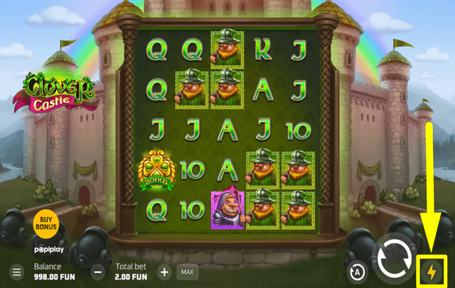 Clover Castle ACCÉLÉREZ LE RYTHME.