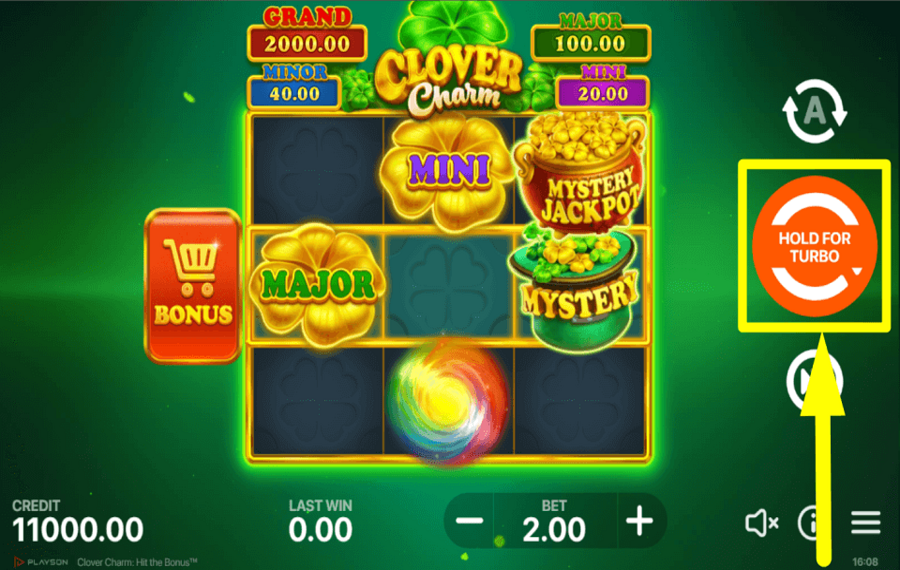 Clover Charm Hit the Bonus НАЧАЛО ИГРЫ.