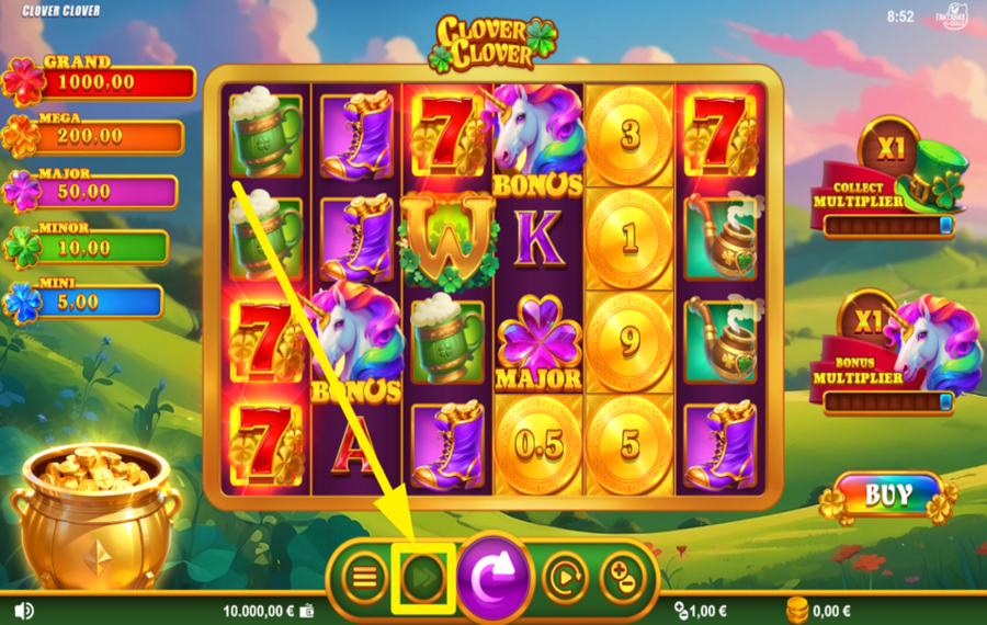 Clover Clover ÄNDERN SIE DIE GESCHWINDIGKEIT.