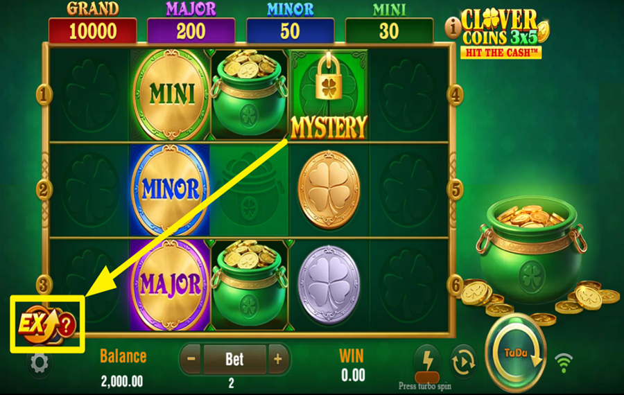 Clover Coins 3x5 VISEZ PLUS HAUT !