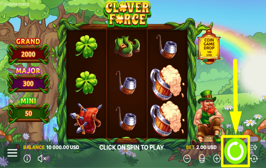 Clover Force SPIN TO WIN.