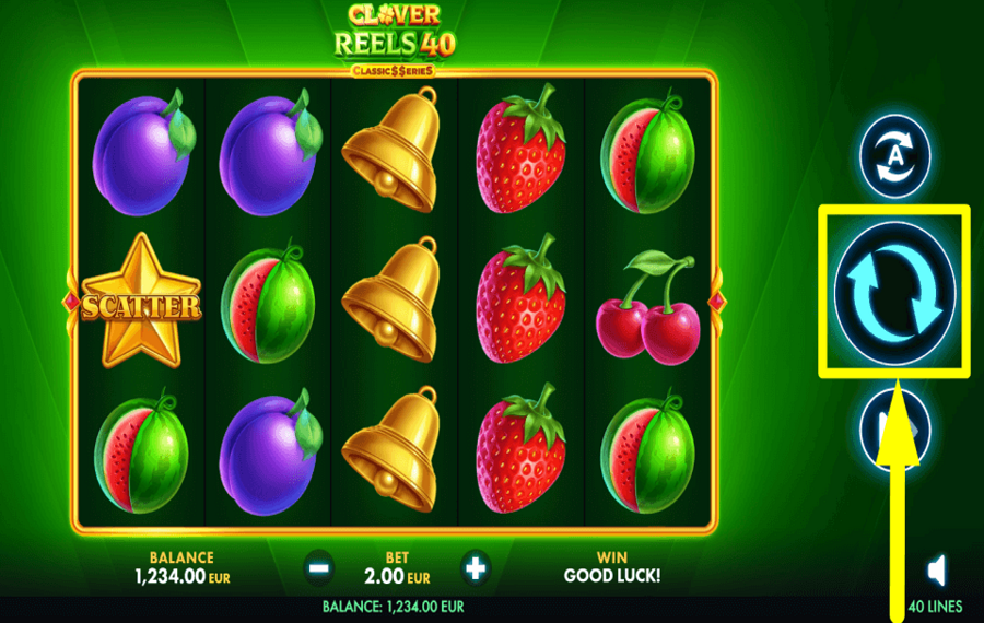 Clover Reels 40 Classic Series PLAY THE GAME.