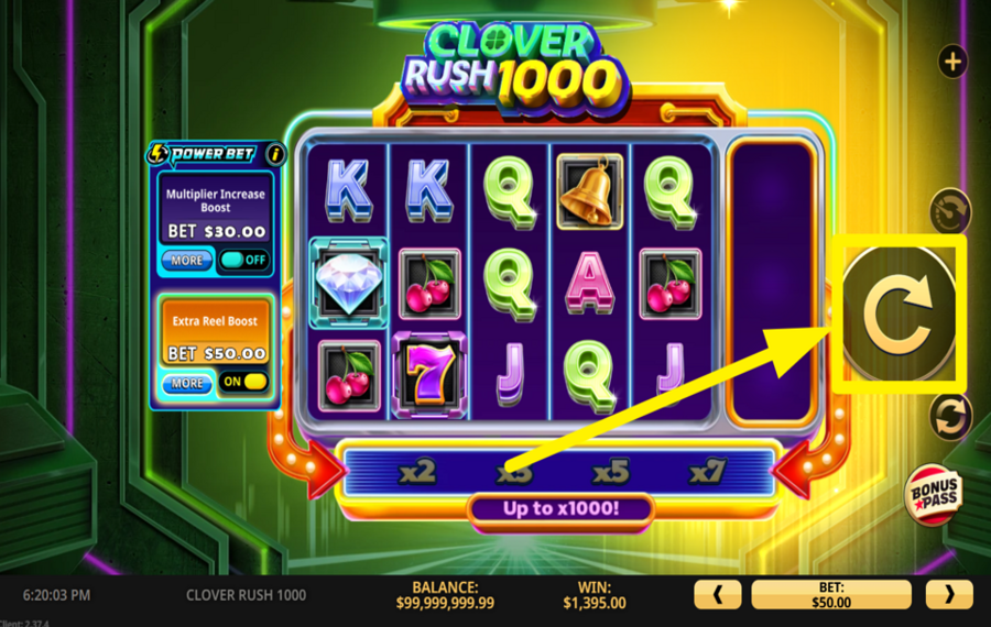 Clover Rush 1000 ДАВАЙТЕ НАЧНЕМ ВЕСЕЛЬЕ!