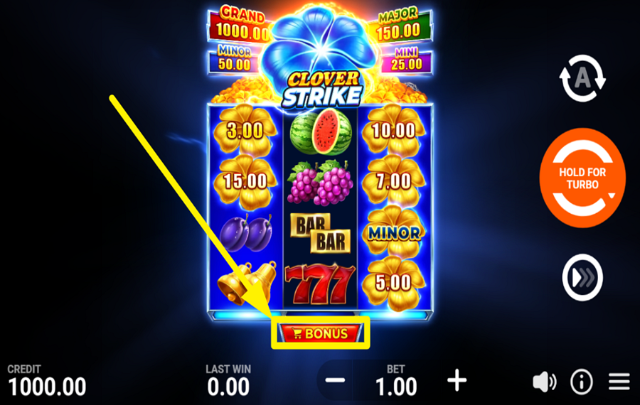 Clover Strike Hold and Win ¡OBTÉN UN BONO!