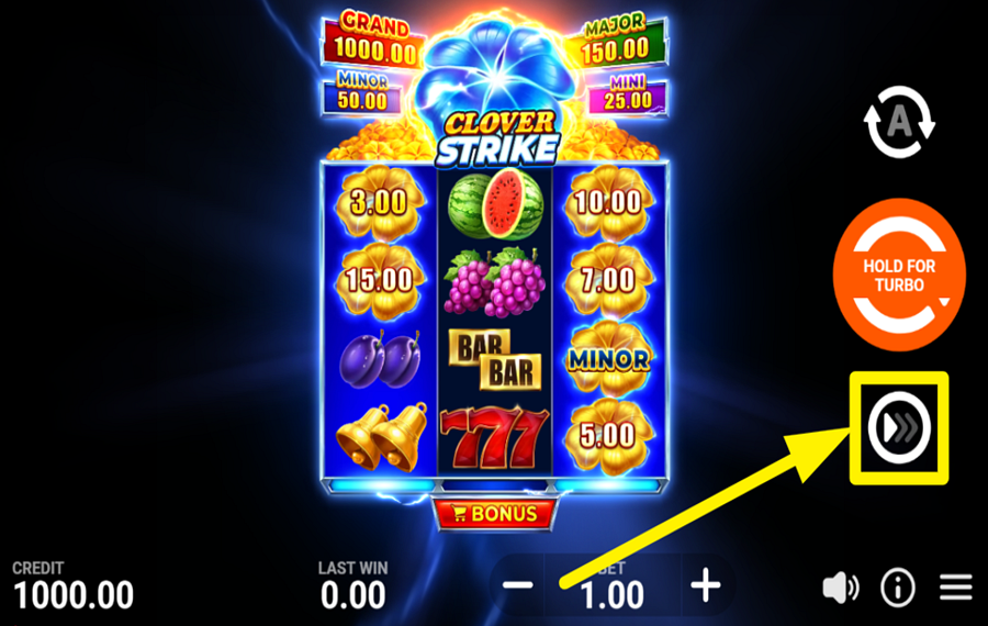 Clover Strike Hold and Win CAMBIA LA VELOCIDAD.