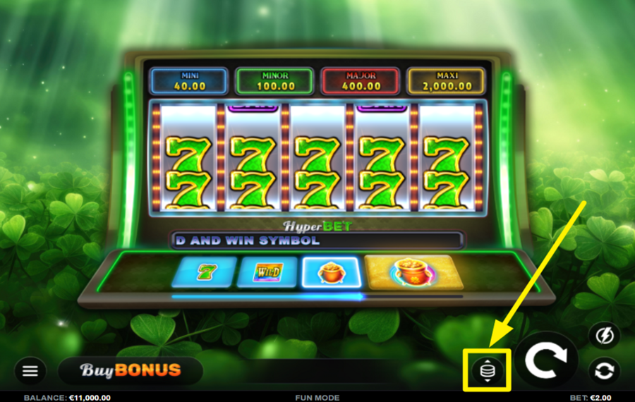 Clover Supreme Hold and Win УКАЖИТЕ ВАШУ СТАВКУ.