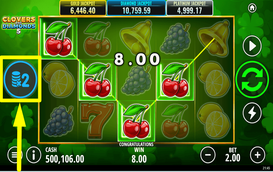 Clovers and Diamonds 5 CONSIDERE JUGAR.