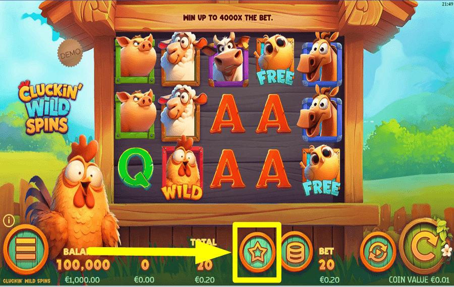 Cluckin Wild Spins НАБИРАЙТЕ БОНУСЫ.